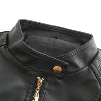 Stilvolle Lederjacke mit zeitlosem Design