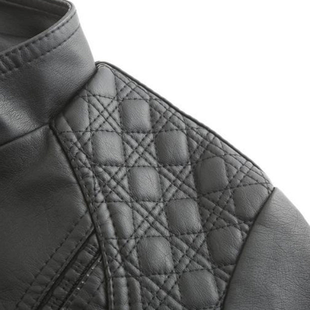 Stilvolle Lederjacke mit zeitlosem Design