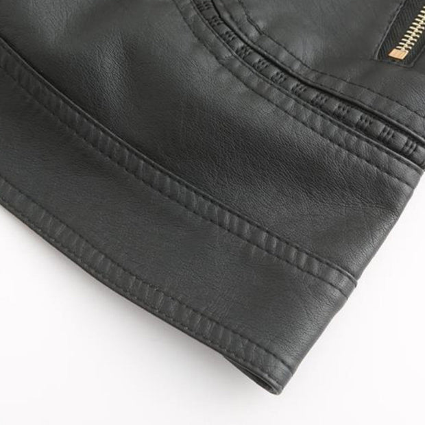 Stilvolle Lederjacke mit zeitlosem Design