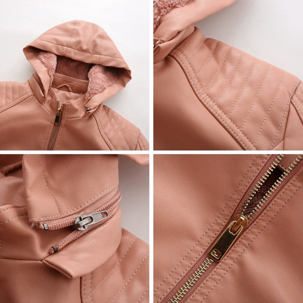 Stilvolle Lederjacke mit zeitlosem Design