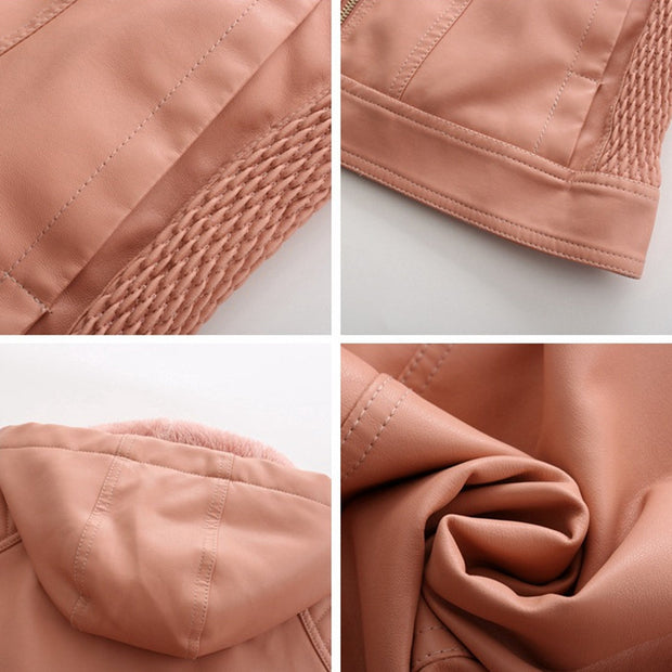 Stilvolle Lederjacke mit zeitlosem Design