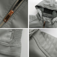 Stilvolle Lederjacke mit zeitlosem Design