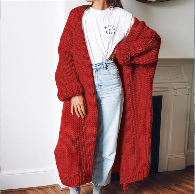 DARIA - Lange Strickjacke