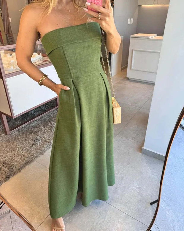 Ursula - Elegantes trägerloses Kleid