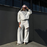 Damen-Loungewear-Set mit Kapuze - Maribel