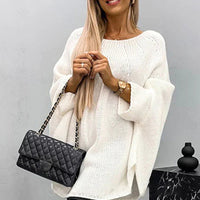 Oversize-Pullover aus Grobstrick für Damen - Freja