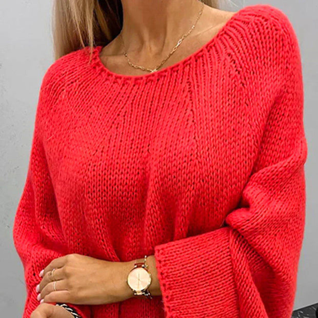 Oversize-Pullover aus Grobstrick für Damen - Freja