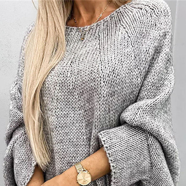 Oversize-Pullover aus Grobstrick für Damen - Freja