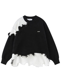 Fiene - Vintage-Pullover aus Baumwolle