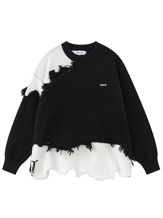 Fiene - Vintage-Pullover aus Baumwolle
