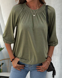 ESTELLE - Stylische 3/4-Ärmel-Bluse
