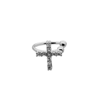 Glam Cross Earcuff 14K Vergoldet