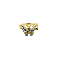 Butterfly Earcuff 14K Vergoldet