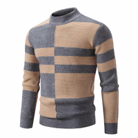 FRANCE - Gestrickter Patchwork-Pullover für Männer