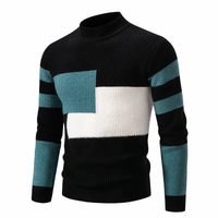 FRANCE - Gestrickter Patchwork-Pullover für Männer