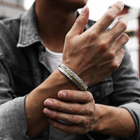 Norwegischer Schatz Federarmband Aus Silber Mit Federdesign Im Viking Stil Für Herren Vintage Look Und Robuste Ästhetik