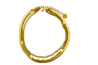 Starly Sleek Anklet 14K Vergoldet