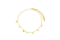 Starly Anklet 14K Vergoldet