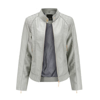 Stilvolle Lederjacke mit zeitlosem Design