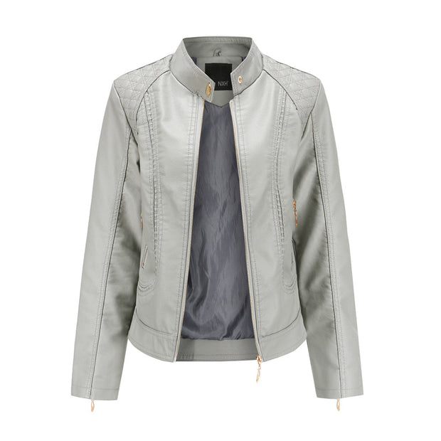 Stilvolle Lederjacke mit zeitlosem Design