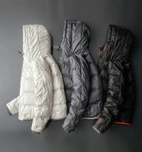 Steppjacke mit Kapuze und Kontrastfutter - Mark