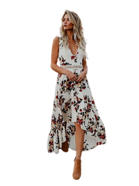 Bella - Sexy Vintage Maxikleid mit Blumenprint Fiesta
