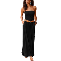 Lina - Trägerloses Bohème-Kleid