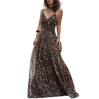 Wikana - Langes Strandkleid aus Chiffon Perla