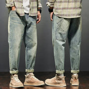 Verblasstes Denim-Blau