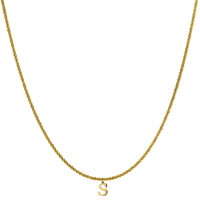 Sparkle Basic Letter Kette 14K Vergoldet