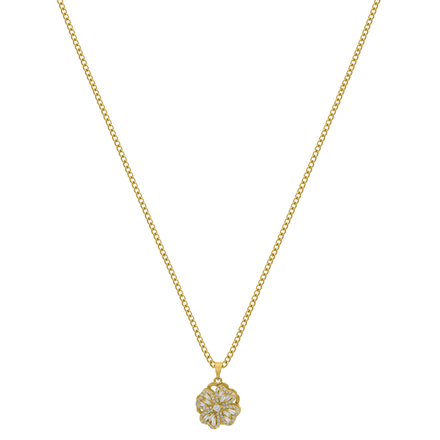 Rotating Heart Kette 18K Vergoldet