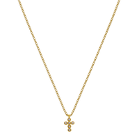 Mini Cross 14K Vergoldet