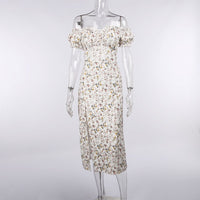 Semana - Maxikleid mit Puffärmeln