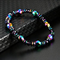 Energiegeladenes Metallperlenarmband Mit Magnetischem Design Von Eonix Moderner Stil Und Ausstrahlung
