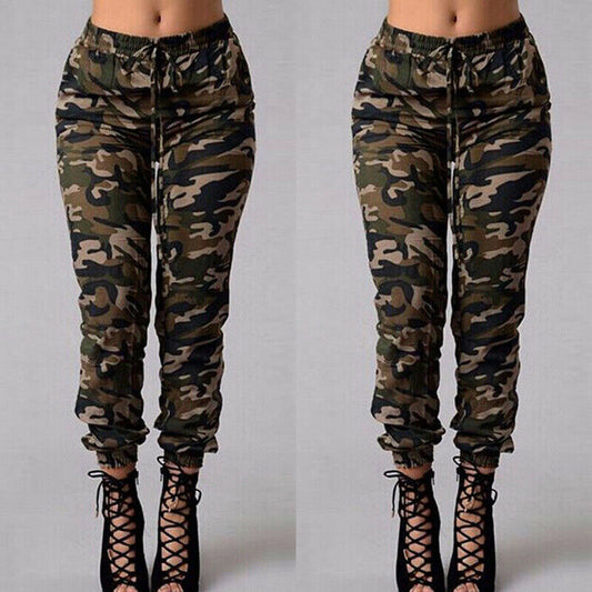 Serafina Hosen - Bequeme Damen Hose mit Camouflage-Muster – lässig und modebewusst