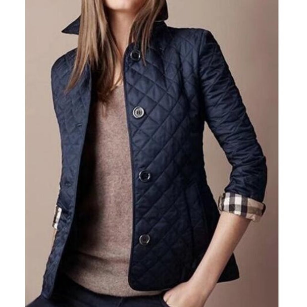 Sheryl Die Elegante schlanke Seiden-Baumwoll-Jacke