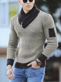 LAWRENCE - Gestrickter Pullover im Vintage-Stil für Männer