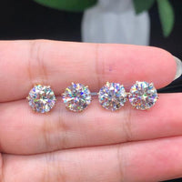 Schicke Weißgold Tera Ohrringe