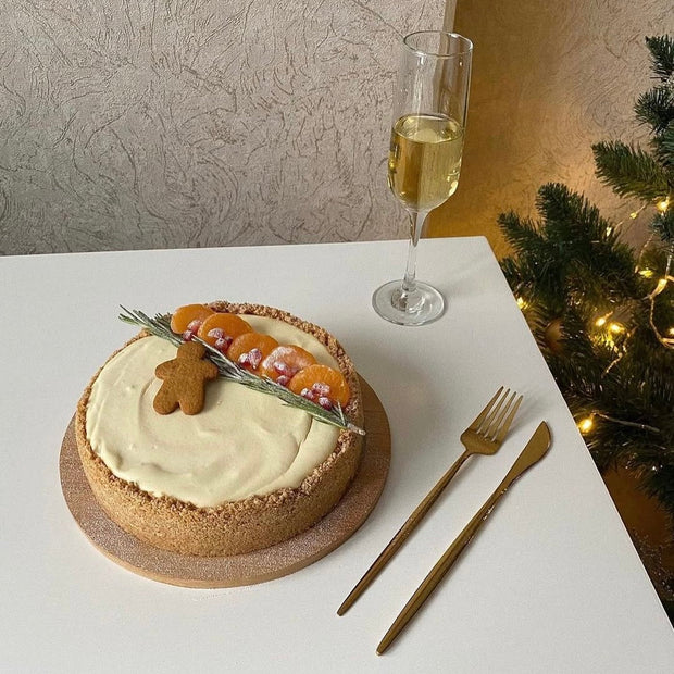 Minimalistisches goldenes Besteckset – 24-teilig