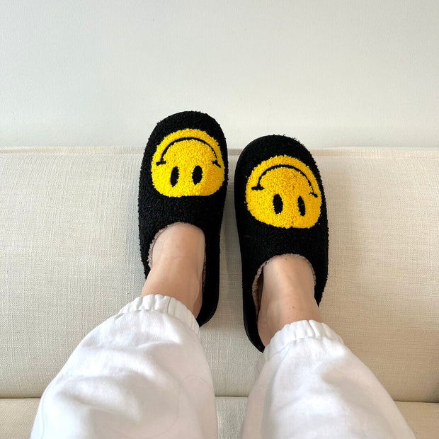 Smiley-Hausschuhe