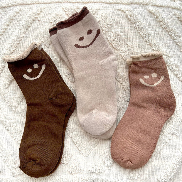Smiley-Socken im Set