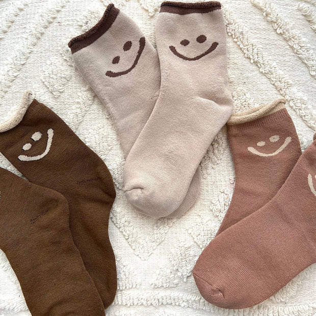 Smiley-Socken im Set
