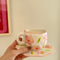 Flora Vintage-Teetassen-Set