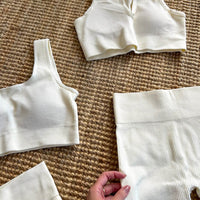Eva 4-teiliges geripptes Yoga- und Workout-Set