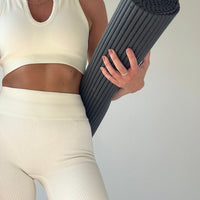 Eva 4-teiliges geripptes Yoga- und Workout-Set