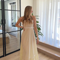 Küsten-Maxi-Sommerkleid