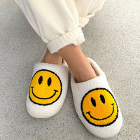 Smiley-Hausschuhe