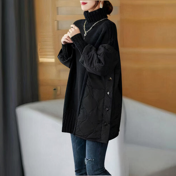 KALLIE - Eleganter gesteppter Pullover