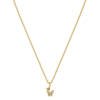 Mini Butterfly Kette 14K Vergoldet