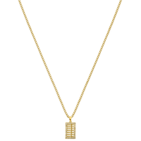 Glamorous Grid Kette 14K Vergoldet